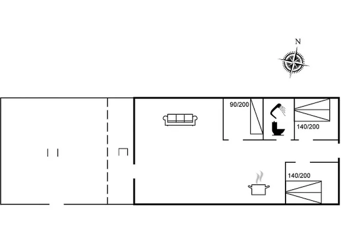 Tican - 400m From The Sea By Interhome Σπίτι διακοπών Nedre Lysabild